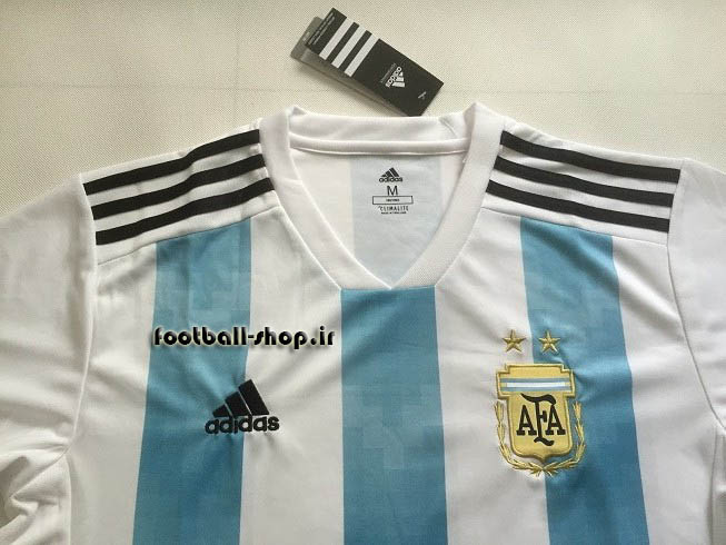 پیراهن اول اورجینال آستین کوتاه 2018 آرژانتین-بی نام-Adidas