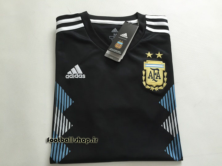 پیراهن دوم اورجینال آستین کوتاه جام جهانی 2018 آرژانتین-بی نام-Adidas