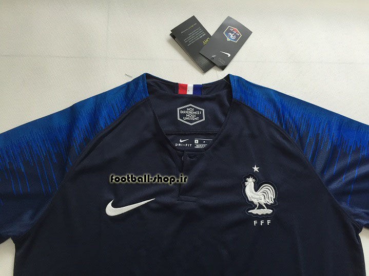 پیراهن اول اورجینال آستین کوتاه جام جهانی 2018 فرانسه-Nike