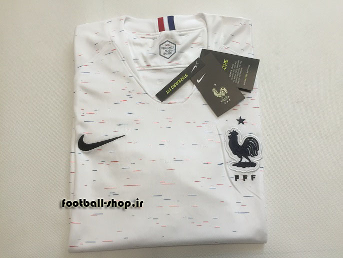 پیراهن دوم اورجینال آستین کوتاه 2018 بچگانه فرانسه-Nike
