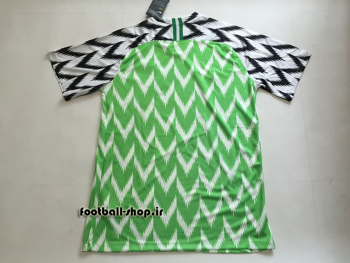 پیراهن اول اورجینال آستین کوتاه جام جهانی 2018 نیجریه-Nike