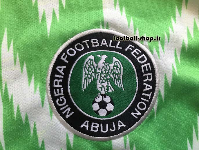پیراهن اول اورجینال آستین کوتاه جام جهانی 2018 نیجریه-Nike