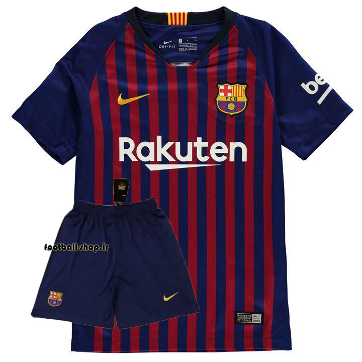 پیراهن و شورت اول اورجینال 2018-2019 بارسلونا-بی نام-Nike