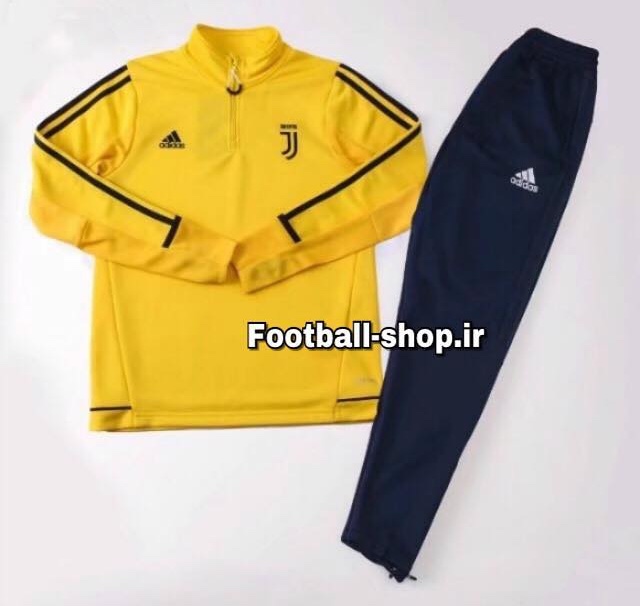 ست سویشرت شلوار (بچه گانه)حرفه ای زرد 2018/19 اورجینال یوونتوس-Adidas