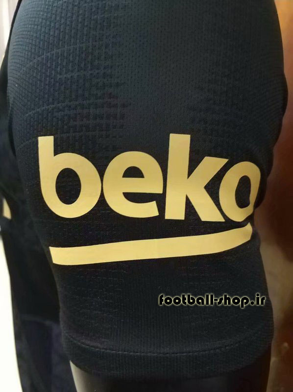 پیراهن هواداری مشکی طلایی آستین کوتاه اریجینال بارسلونا2019-بی نام-Nike