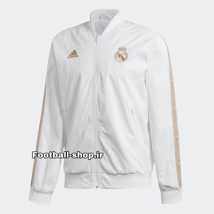 گرمکن شلوار سفیدمشکی +A اورجینال 2020 رئال مادرید-Adidas