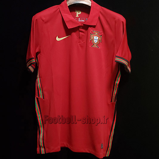 ‎پیراهن اول آستین کوتاه اورجینال یورو 2021 پرتغال-Nike