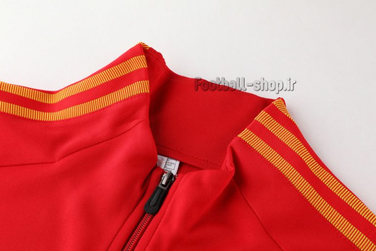 گرمکن شلوار قرمز سرمه ای اورجینال یورو 2021 اسپانیا-Adidas