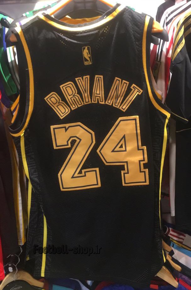 پیراهن مشکی لس آنجلس لیکرز| کوبی برایانت 24 ,NBA JERSEY اصل ADIDAS
