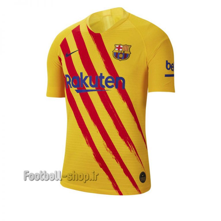 لباس چهارم آستین کوتاه اورجینال بارسلونا 2020-Nike