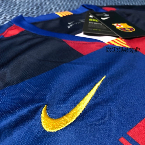 لباس کلاسیک فوتبال اریجینال +A بمناسب 120 سالگی بارسلونا-Nike