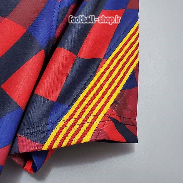 ‎لباس هواداری آبی اناری اریجینال درجه یک +A بارسلونا 2021-Nike