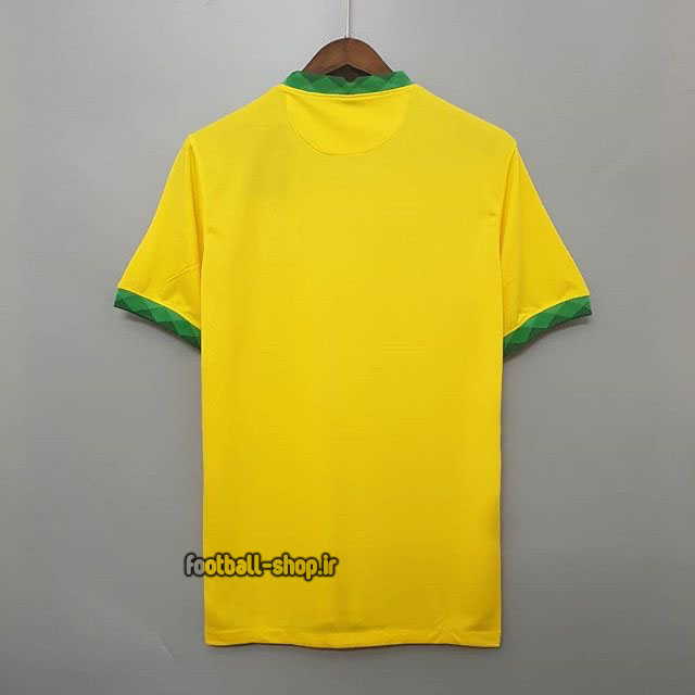 ‎لباس اول زرد اریجینال +A برزیل 2021-نایکی
