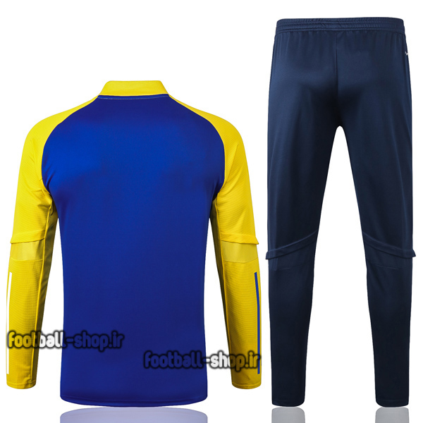 ‎ست گرمکن شلوار زرد آبی +A اریجینال 2021 بوکاجونیورز-Adidas