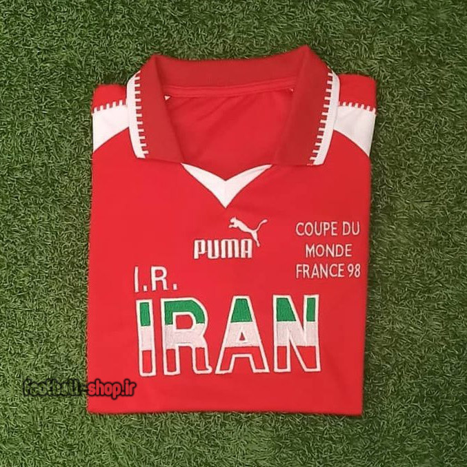 لباس ایران جام جهانی 1998 قرمز +A اریجینال-پوما
