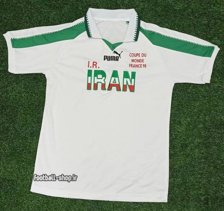 لباس ایران در جام جهانی 1998 سفید +A اریجینال-پوما