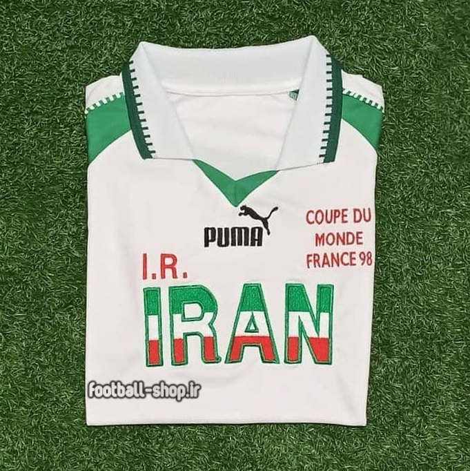 لباس کلاسیک ایران در جام جهانی 1998 سفید +A اریجینال-پوما