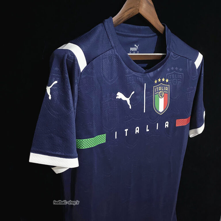 لباس گلری سرمه ای ایتالیا ورژن بازیکن +A یورو 2020-پوما