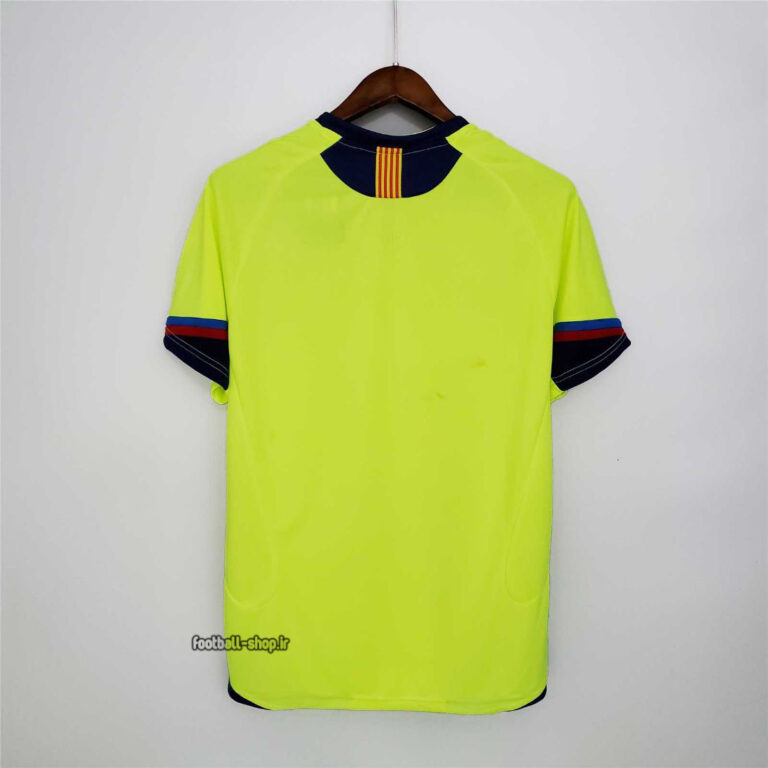 لباس کلاسیک بارسلونا فسفری اریجینال +A فصل 2005-2006-Nike