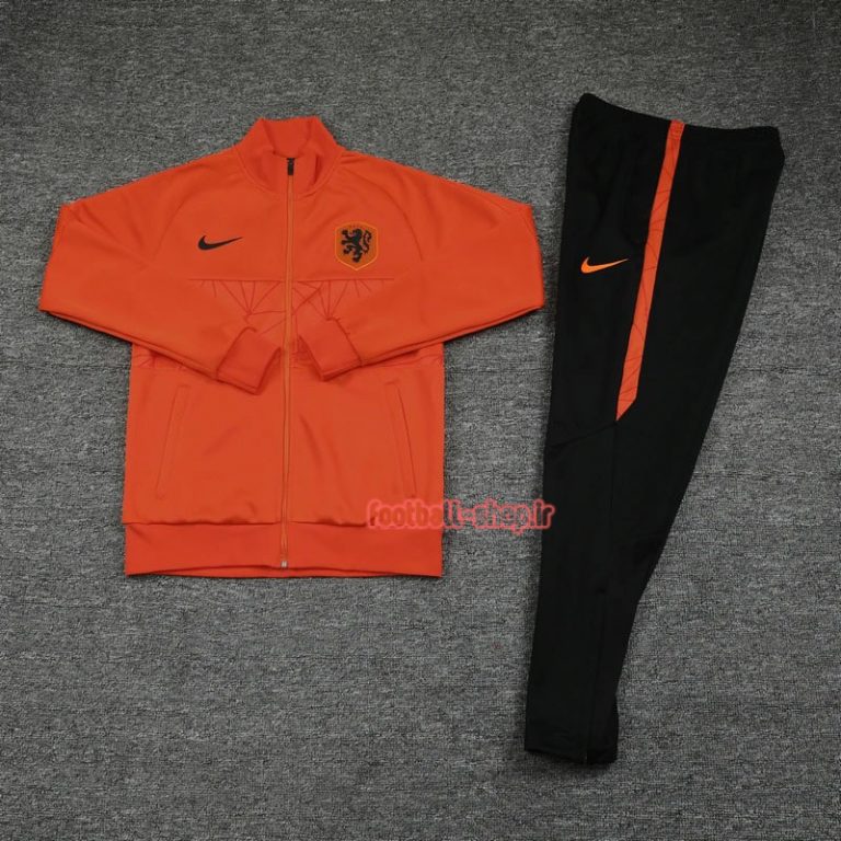 ست گرمکن شلوار نارنجی +A اریجینال 2022 هلند-Nike